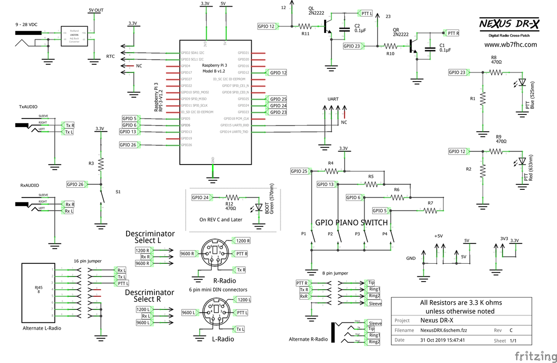 Nexus Schematic - QSY TO D-I-Y WITH WB7FHC